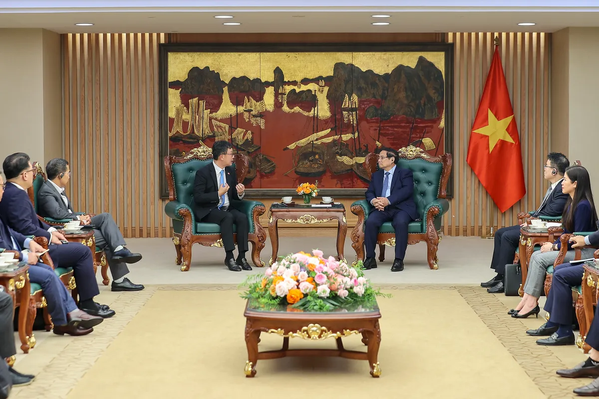 Thủ tướng đề nghị các tập đoàn Hàn Quốc hỗ trợ để phát triển thị trường tiền mã hóa an toàn, lành mạnh- Ảnh 3. Thủ tướng đề nghị các tập đoàn Hàn Quốc hỗ trợ để phát triển thị trường tiền mã hóa an toàn, lành mạnh- Ảnh 3.