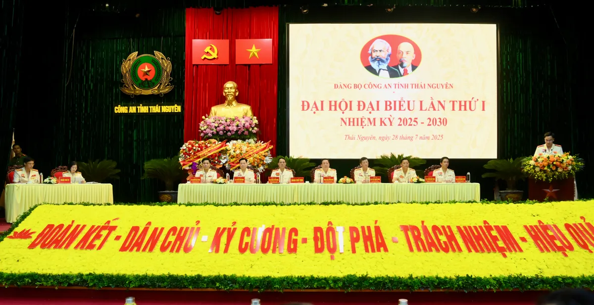 Đại hội Đảng bộ Công an tỉnh Thái Nguyên, nhiệm kỳ 2025 - 2030 - Ảnh 2.