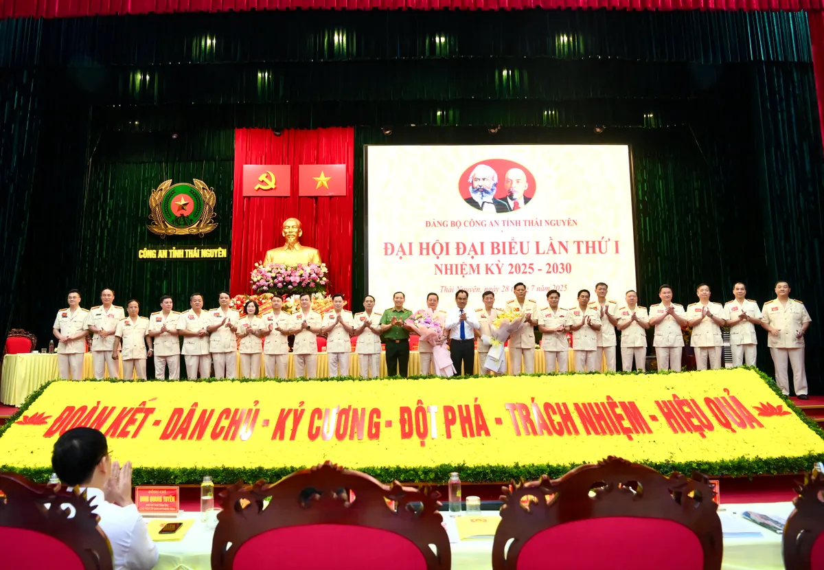 Đại hội Đảng bộ Công an tỉnh Thái Nguyên, nhiệm kỳ 2025 - 2030 - Ảnh 4.