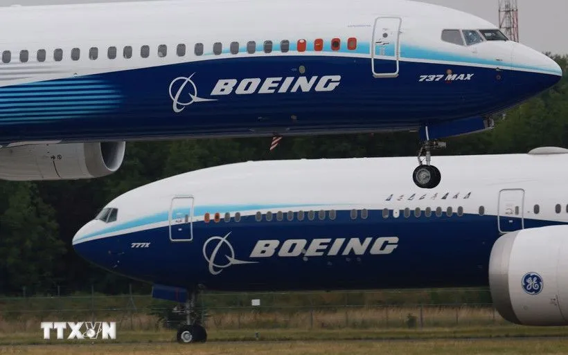 Máy bay của hãng Boeing. (Ảnh: THX/TTXVN)