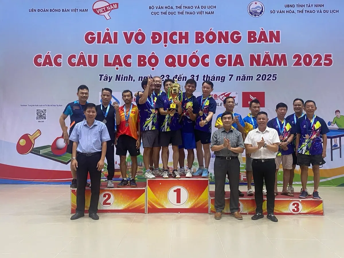 Giải Vô địch bóng bàn các câu lạc bộ quốc gia 2025: Khép lại với nhiều dấu ấn đẹp- Ảnh 2.