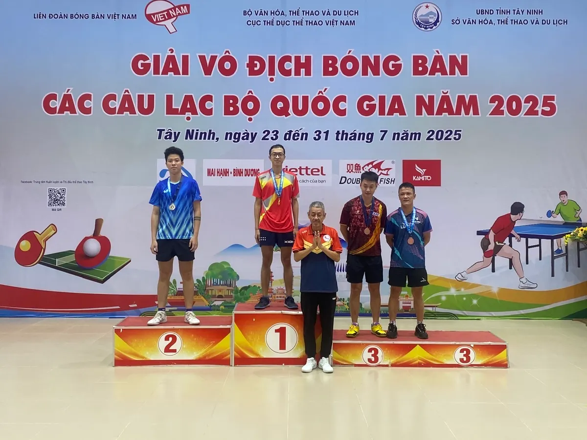 Giải Vô địch bóng bàn các câu lạc bộ quốc gia 2025: Khép lại với nhiều dấu ấn đẹp- Ảnh 3.