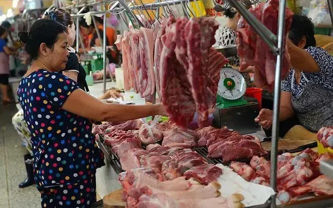 Giá thịt lợn giảm