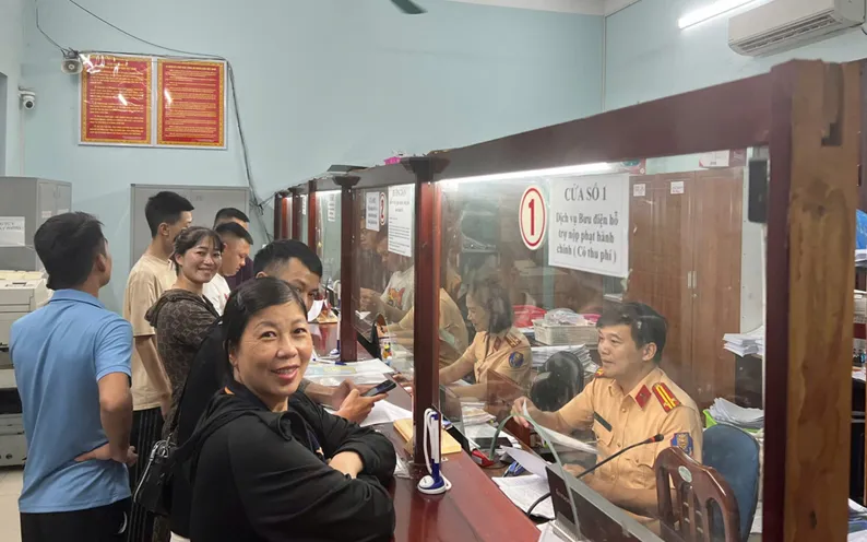 Phòng CSGT, Công an tỉnh Bắc Ninh nhiệt tình và tận tuỵ trong công việc.