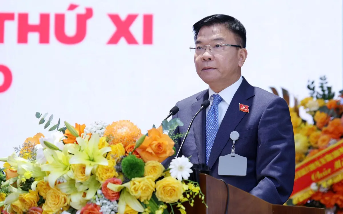 Phó Thủ tướng Chính phủ Lê Thành Long phát biểu chỉ đạo tại Đại hội