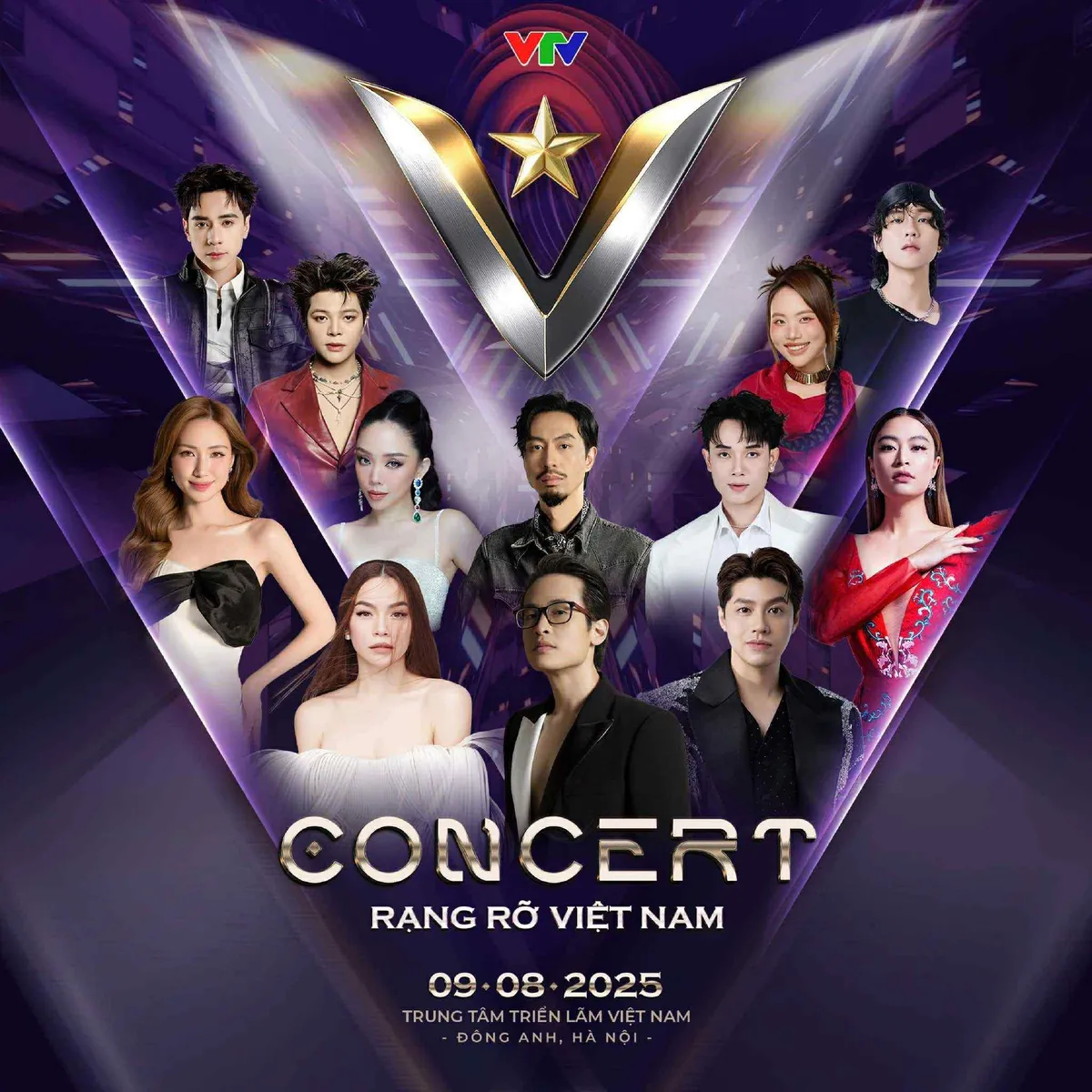 Sân khấu hoành tráng của V Concert - Rạng rỡ Việt Nam - Ảnh 1.