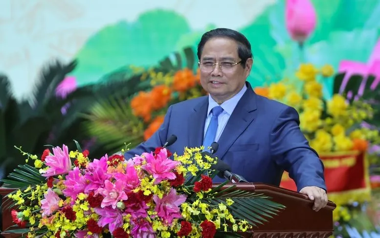 Thủ tướng Chính phủ Phạm Minh Chính dự và phát biểu chỉ đạo Đại hội đại biểu Đảng bộ Tập đoàn Công nghiệp – Năng lượng Quốc gia Việt Nam (Petrovietnam) lần thứ IV nhiệm kỳ 2025 – 2030 (Ảnh: VGP) Thủ tướng Chính phủ Phạm Minh Chính dự và phát biểu chỉ đạo Đại hội đại biểu Đảng bộ Tập đoàn Công nghiệp – Năng lượng Quốc gia Việt Nam (Petrovietnam) lần thứ IV nhiệm kỳ 2025 – 2030 (Ảnh: VGP)