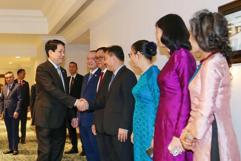Chủ tịch nước Lương Cường làm việc với các Đại sứ Việt Nam tại châu Phi- Ảnh 1.