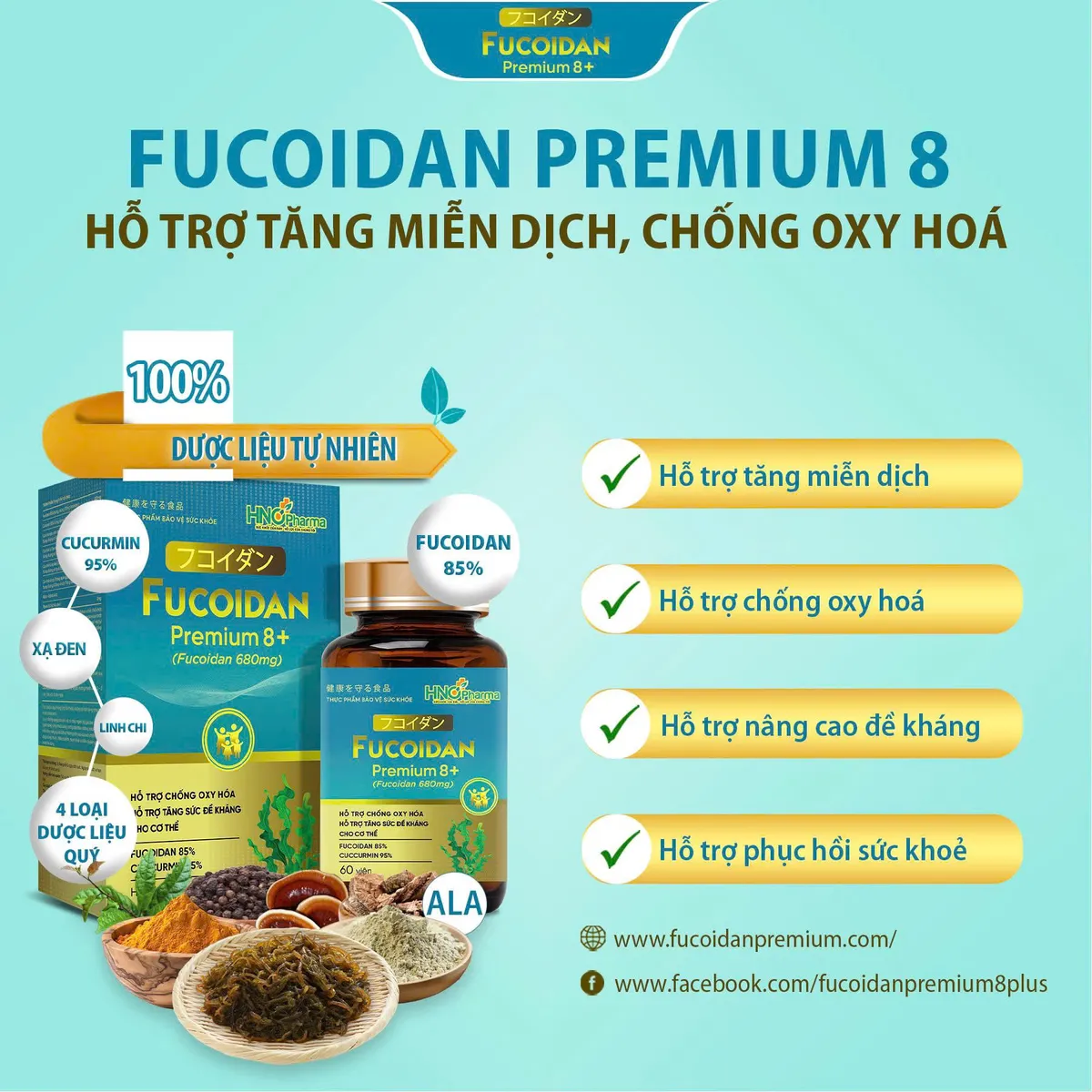 Fucoidan Premium 8 - Tinh tuý từ Fucoidan Nhật Bản và 7 dược liệu quý- Ảnh 2. Fucoidan Premium 8 - Tinh tuý từ Fucoidan Nhật Bản và 7 dược liệu quý- Ảnh 2.