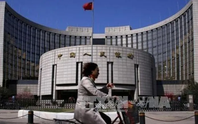 Ngân hàng trung ương Trung Quốc (PBoC). Ảnh: THX/TTXVN