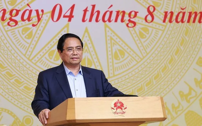 Thủ tướng Phạm Minh Chính chủ trì phiên họp lần thứ nhất của Ban Chỉ đạo quốc gia về phát triển kinh tế tư nhân. (Ảnh: TTXVN)