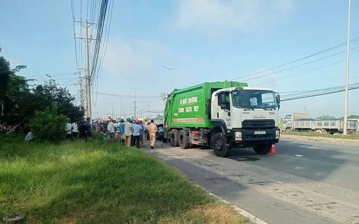 Hiện trường vụ tai nạn. Ảnh: NLĐ