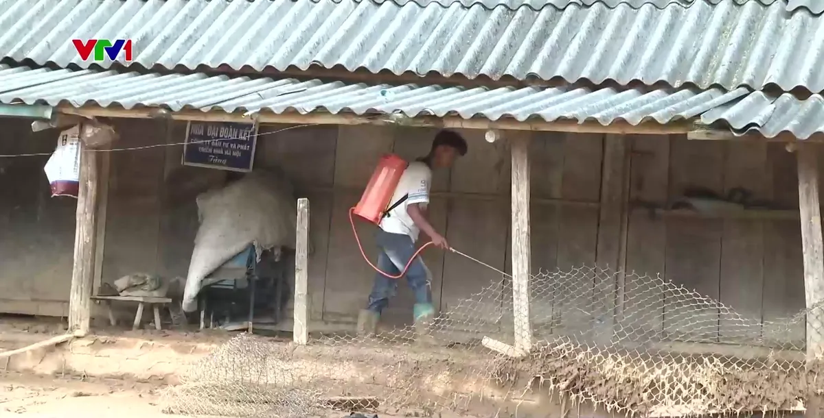 Xa Dung tập trung xử lý môi trường sau lũ - Ảnh 1.
