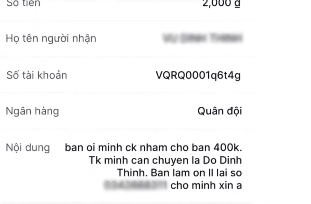 Cảnh báo giả mạo cán bộ ngân hàng “hỗ trợ hoàn tiền” để lừa đảo - Ảnh 1.