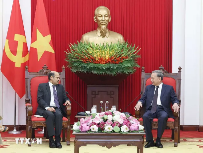 Tổng Bí thư Tô Lâm tiếp Đại sứ Ấn Độ - Ảnh 2.