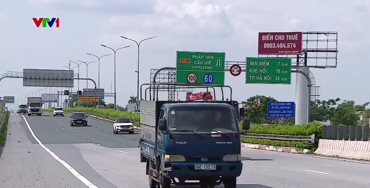 Thí điểm cấm xe tải đi làn sát dải phân cách trên cao tốc Hà Nội – Hải Phòng và Pháp Vân – Cầu Giẽ - Ảnh 4.