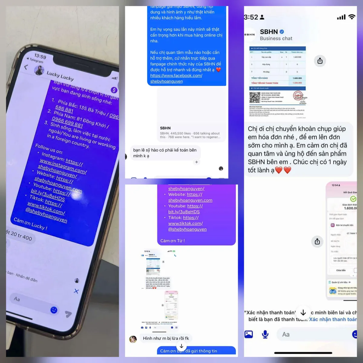 Doanh nghiệp thời trang bị giả mạo fanpage, khách hàng bị lừa hàng chục triệu- Ảnh 1.