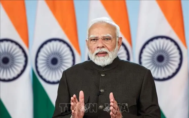Thủ tướng Ấn Độ Narendra Modi (Ảnh: ANI/TTXVN)