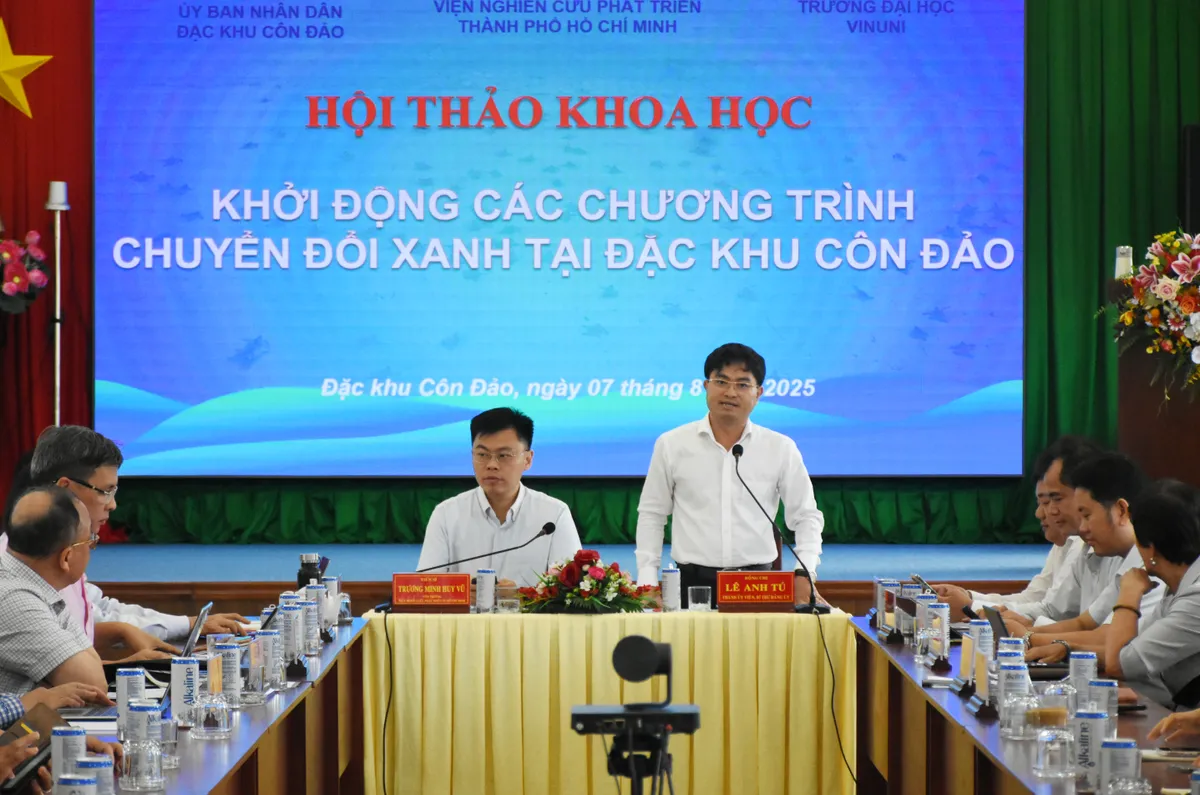 Khởi động chương trình chuyển đổi xanh tại Côn Đảo- Ảnh 1.