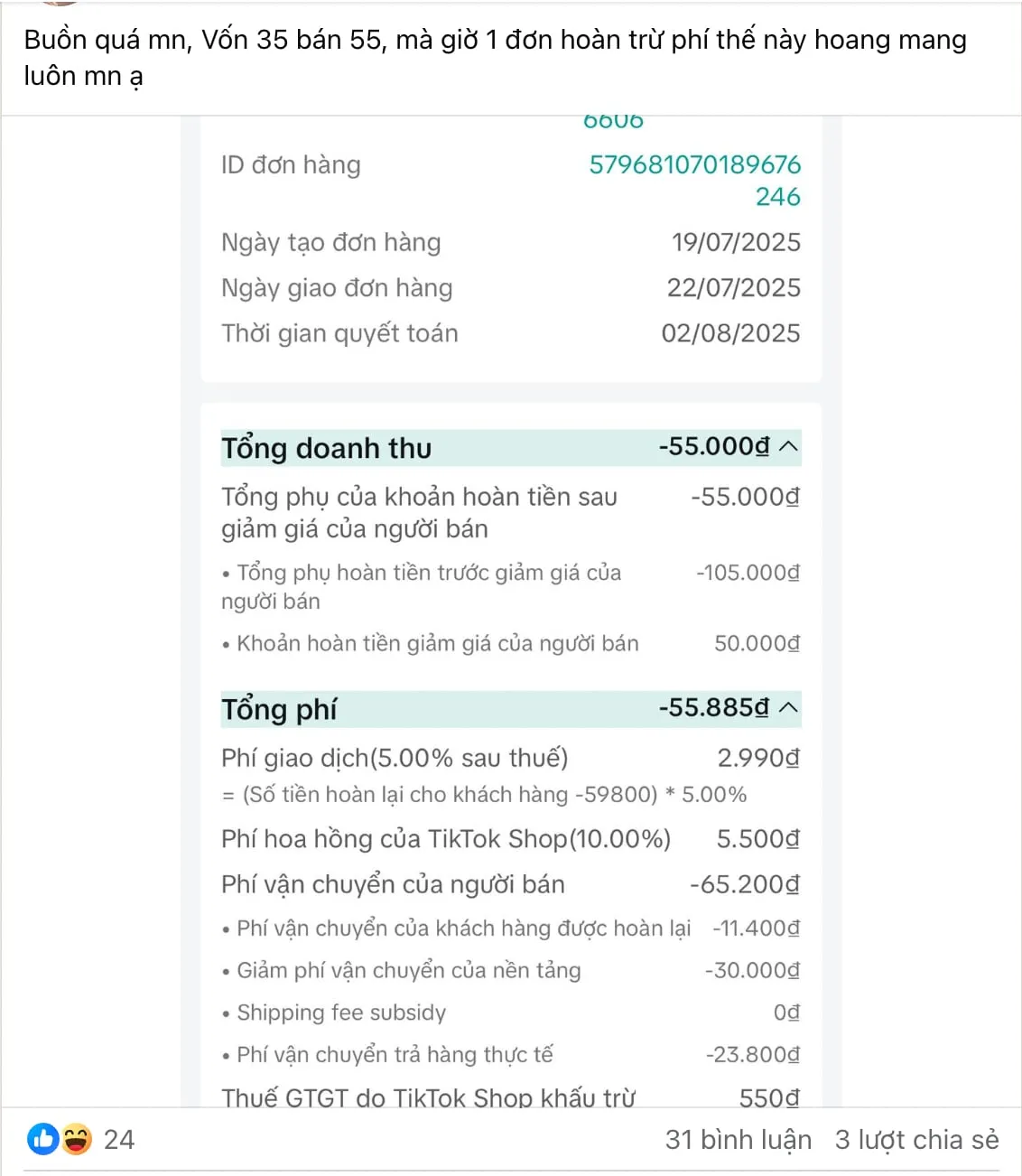 TikTok Shop tăng phí sàn 300%: Người bán "đi không được, ở chẳng xong"- Ảnh 3.