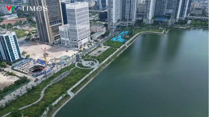 Hà Nội: Công viên 744 tỷ giữa khu đô thị khát xanh rơi vào cảnh nhếch nhác - Ảnh 2.