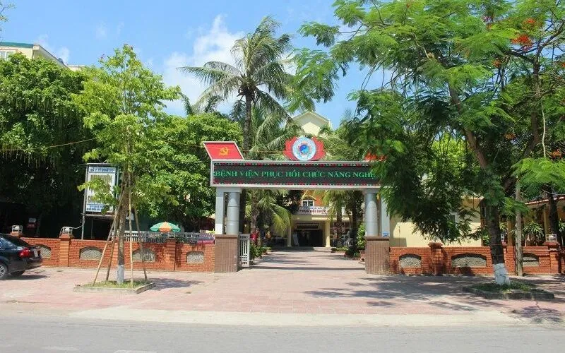 Bệnh viện Phục hồi chức năng Nghệ An bị phạt 20 triệu đồng vì khai thác nước ngầm trái phép. Ảnh: Ngọc Anh.