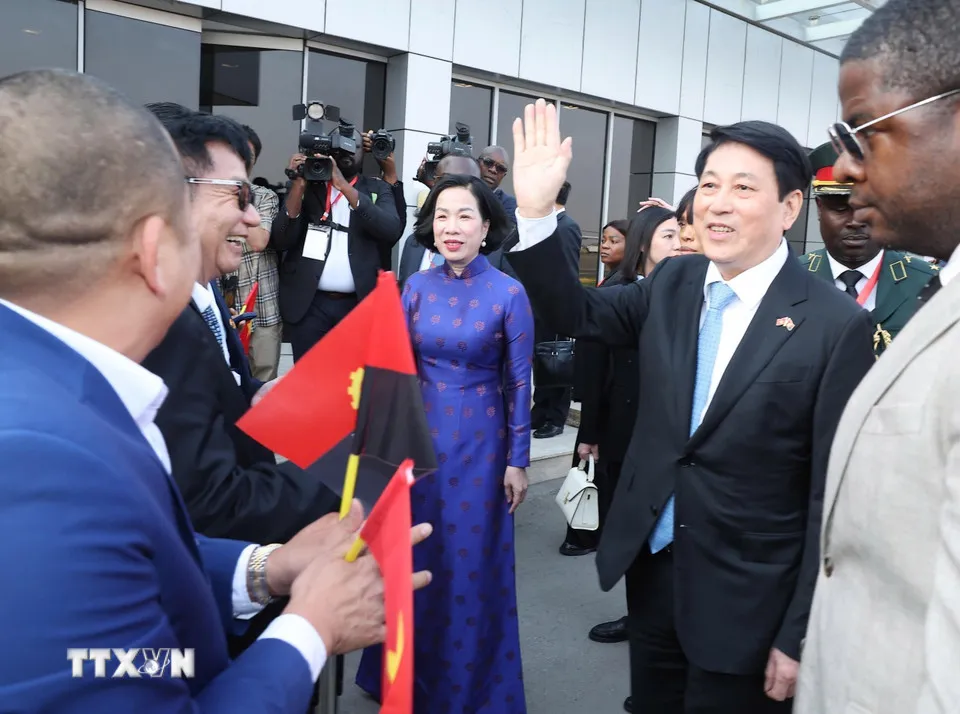 Chủ tịch nước Lương Cường bắt đầu chuyến thăm cấp Nhà nước Cộng hòa Angola - Ảnh 5.