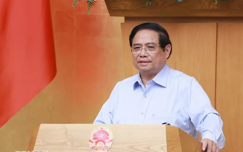 Thủ tướng Phạm Minh Chính chủ trì Phiên họp Chính phủ thường kỳ tháng 7 năm 2025. 