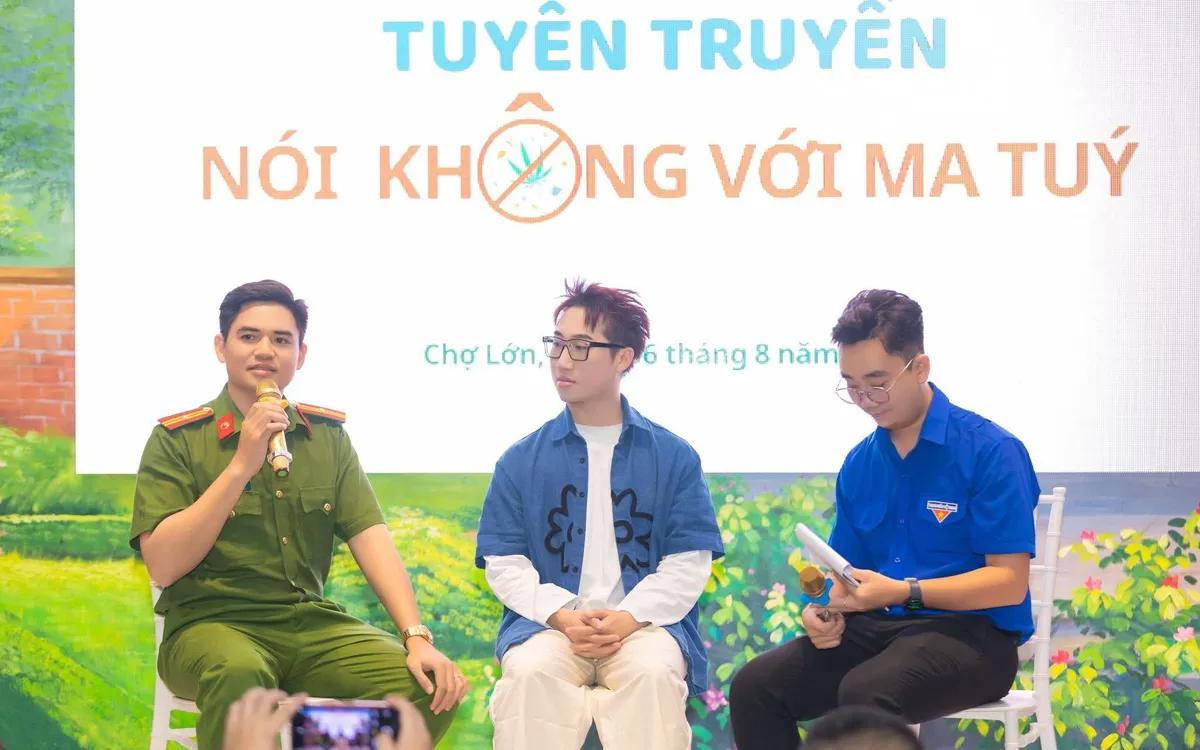 Hình ảnh tại buổi tuyên truyền. Ảnh: Công an TP Hồ Chí Minh
