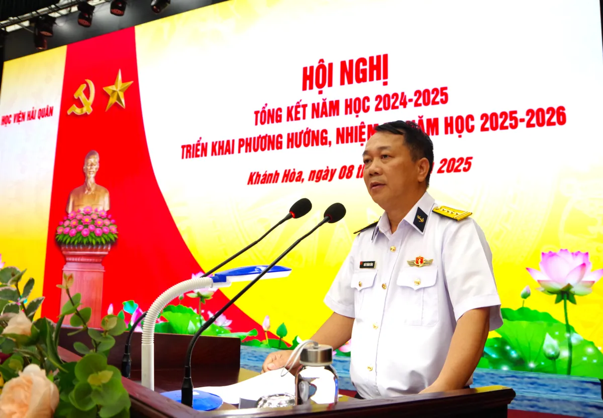Học viện Hải quân ứng dụng công nghệ số, xây dựng môi trường giáo dục chính quy, an toàn. - Ảnh 1.
