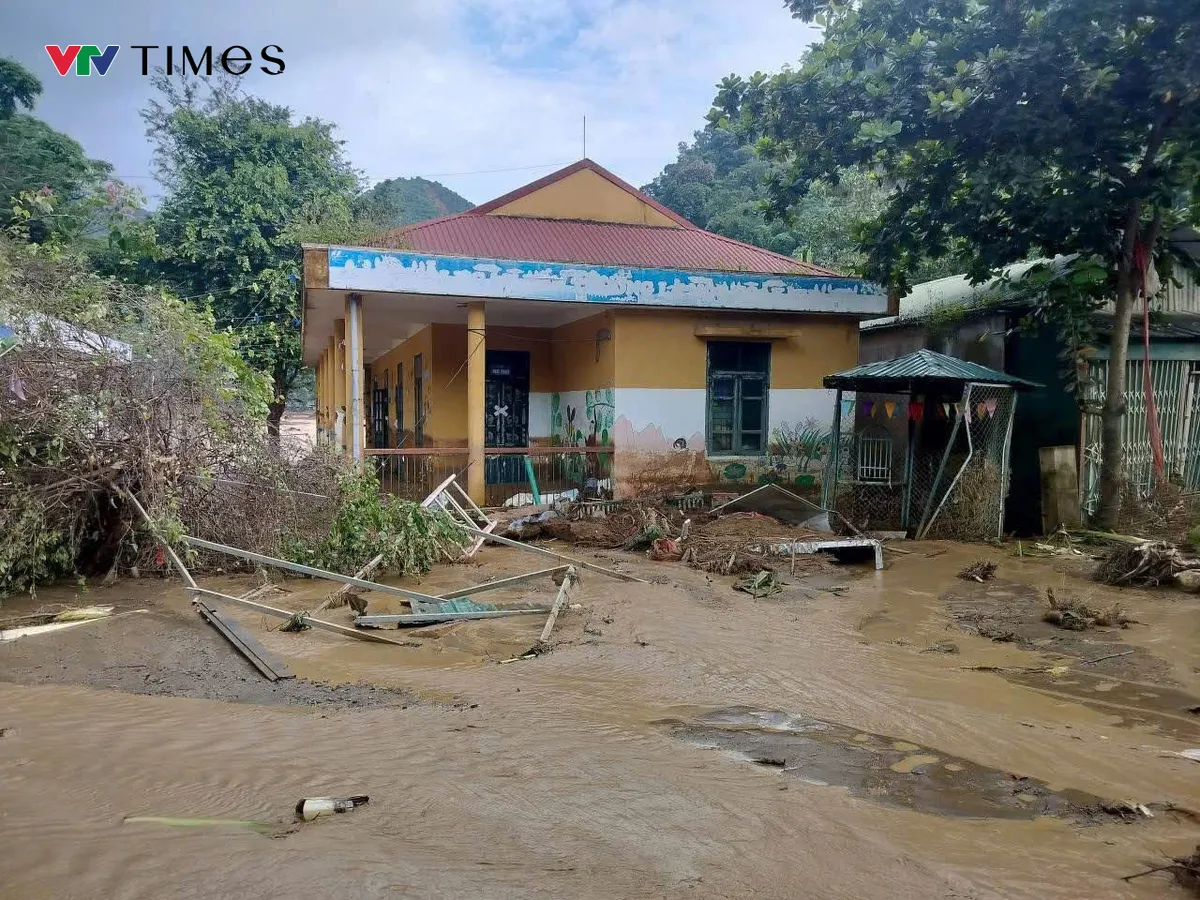 Điện Bi&ecirc;n: C&aacute;c trường tập trung khắc phục hậu quả lũ sẵn s&agrave;ng đ&oacute;n năm học mới- Ảnh 2.