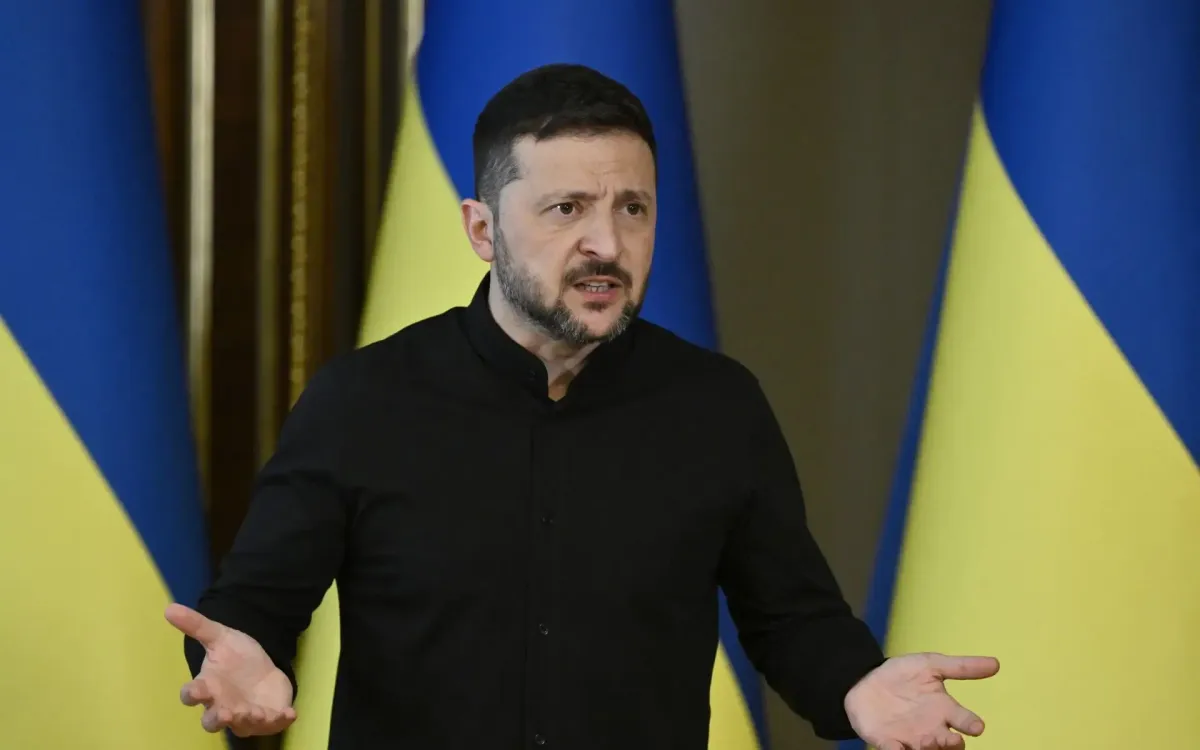 Tổng thống Ukraine Volodymyr Zelensky (Ảnh: AFP)