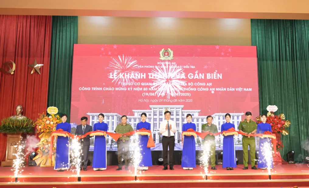 Khánh thành Trụ sở Cơ quan Cảnh sát điều tra Bộ Công an- Ảnh 1.