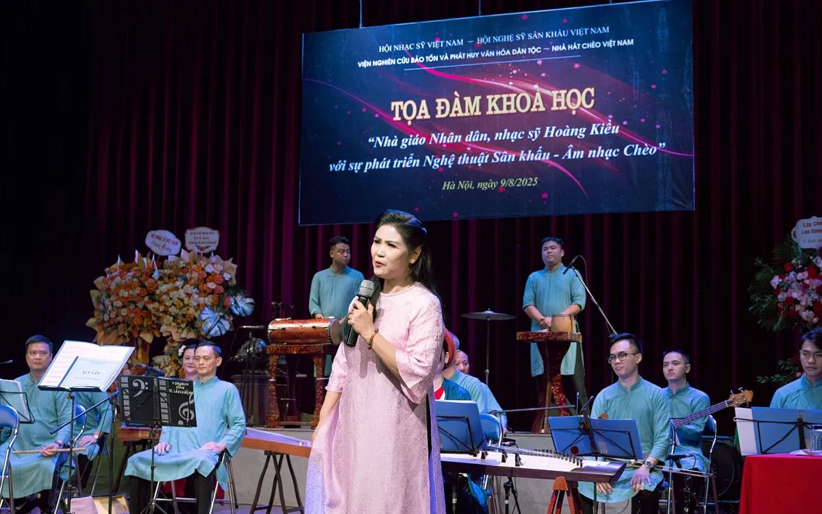NSND Thanh Ngoan chia sẻ về âm nhạc của NGND, nhạc sĩ Hoàng Kiều trong vở diễn Súy Vân
