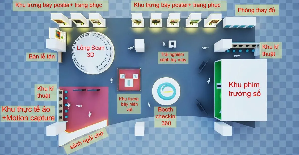 Phim trường số tại Triển lãm Thành tựu Đất nước có gì đặc biệt? - Ảnh 1.