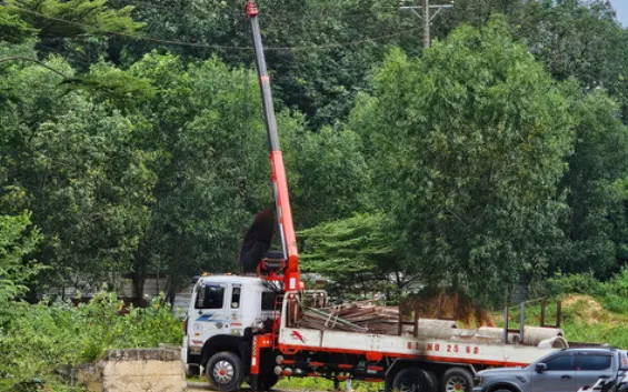 Hiện trường vụ việc. Ảnh: Công an TP Hồ Chí Minh