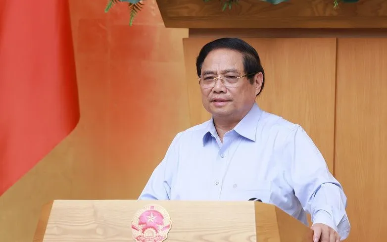 Thủ tướng Phạm Minh Chính chủ trì Phiên họp Chính phủ thường kỳ tháng 7/2025. (Ảnh: TTXVN)