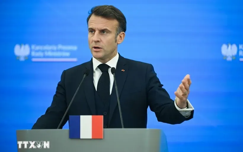 Tổng thống Pháp Emmanuel Macron. (Ảnh: PAP/TTXVN)