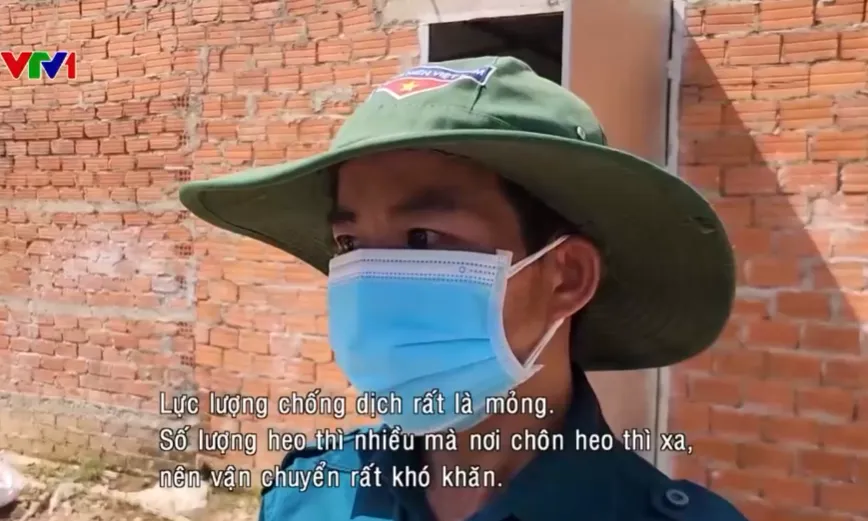 XÃ MIỀN NÚI CĂNG MÌNH CHỐNG DỊCH TẢ LỢN - Ảnh 2.