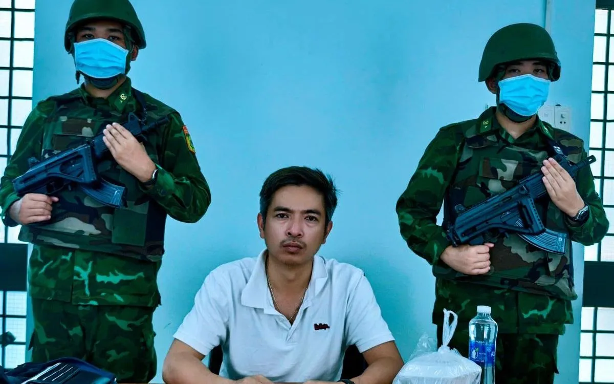 Đối tượng Quách Văn Thanh. Ảnh: BĐBP Đối tượng Quách Văn Thanh. Ảnh: BĐBP