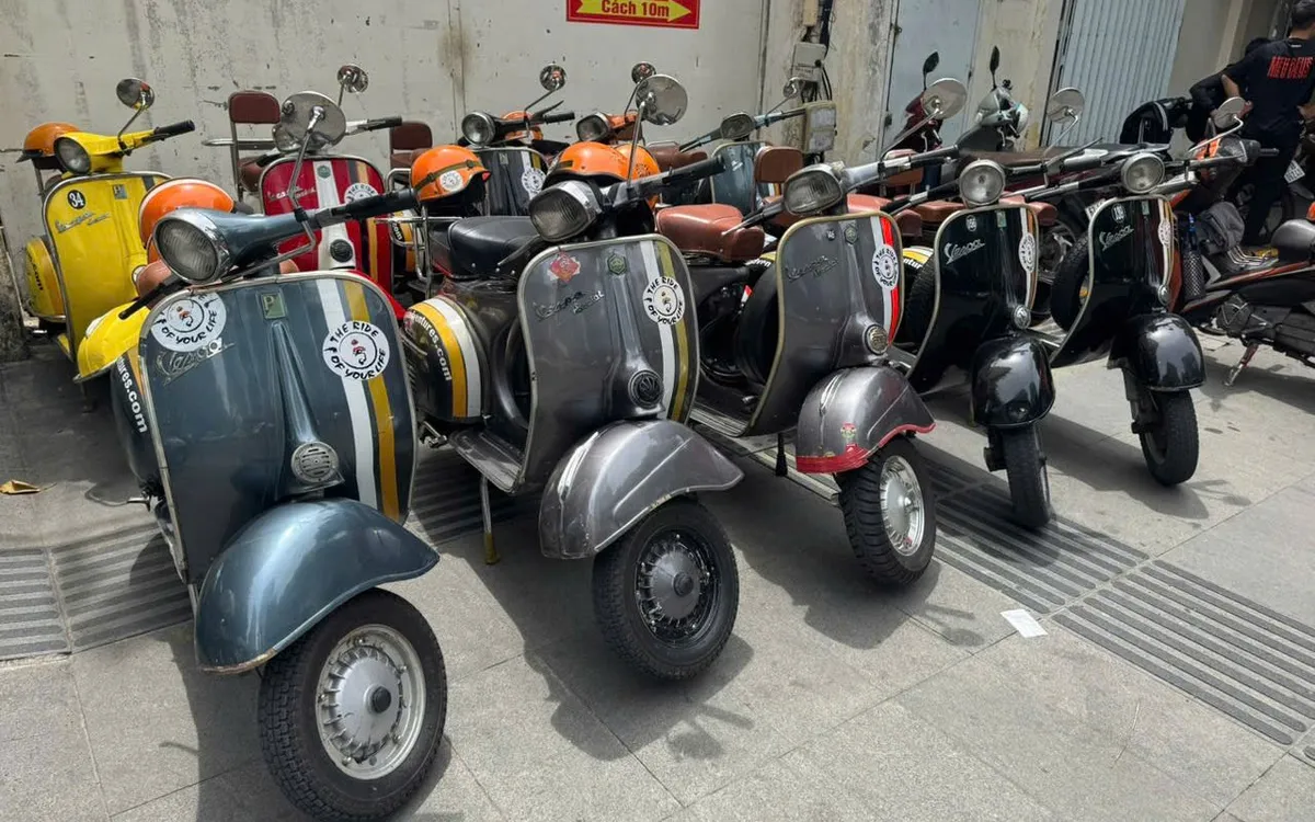 Các phương tiện vi phạm. Ảnh: CSGT