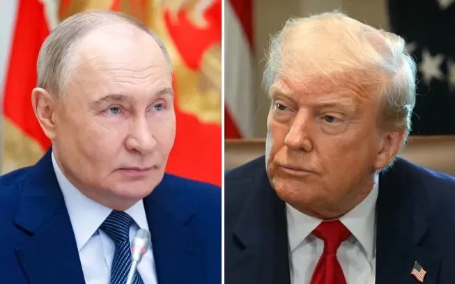 Tổng thống Mỹ Donald Trump (trái) và Tổng thống Nga Vladimir Putin (Ảnh: AFP)
