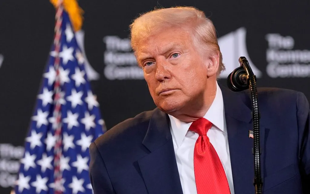 Tổng thống Mỹ Donald Trump phát biểu tại Trung tâm Kennedy, Washington, ngày 13/8/2025 (Ảnh: AP)