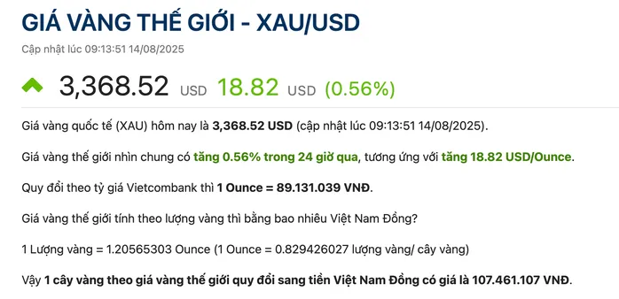 Bất ngờ tăng mạnh, gi&aacute; v&agrave;ng miếng SJC lập đỉnh lịch sử mới - Ảnh 1.webp