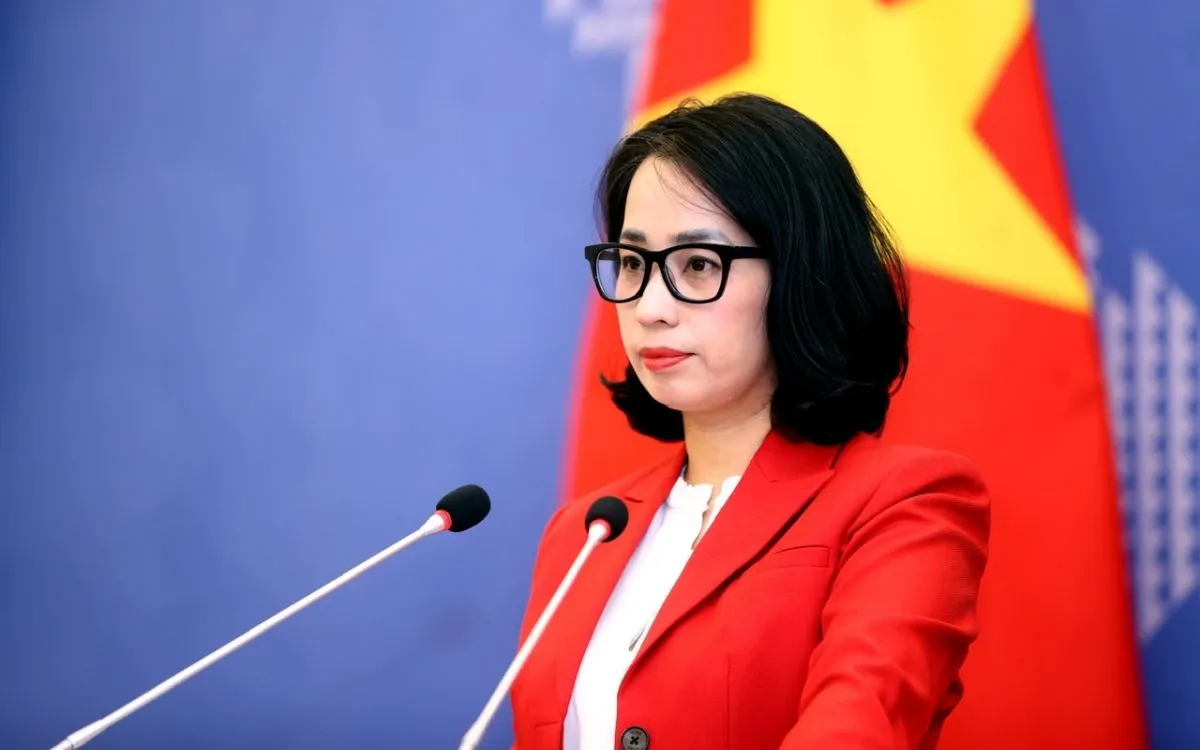 Người Phát ngôn Bộ Ngoại giao Phạm Thu Hằng. (Ảnh: BNG)