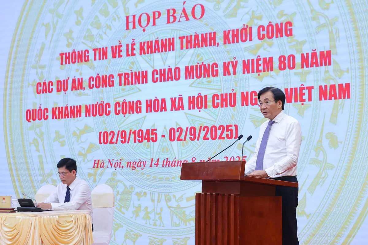 250 dự án, công trình đồng loạt khởi công, khánh thành dịp Quốc khánh 2/9 - Ảnh 1.