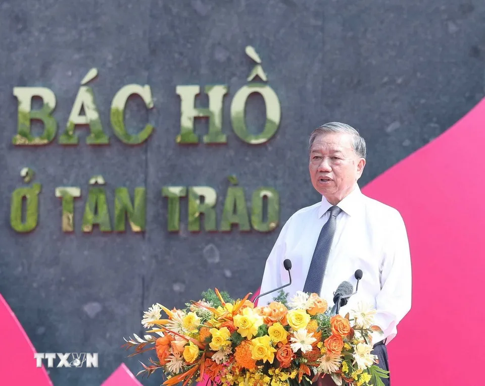 Tổng Bí thư dự Ngày hội Toàn dân bảo vệ an ninh Tổ quốc ở Tân Trào - Ảnh 3.