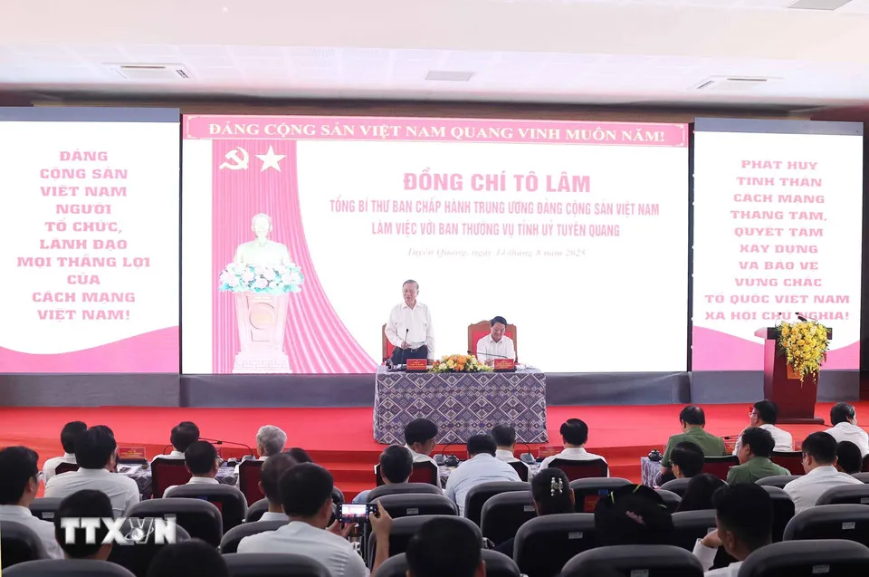 Tổng Bí thư: Định hình vị thế mới của Tuyên Quang trên bản đồ phát triển quốc gia- Ảnh 1.