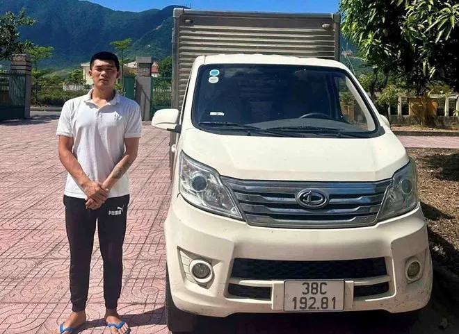 Nam thanh niêm trộm xe tải ở Hà Tĩnh rồi chạy vào Lâm Đồng  - Ảnh 1.