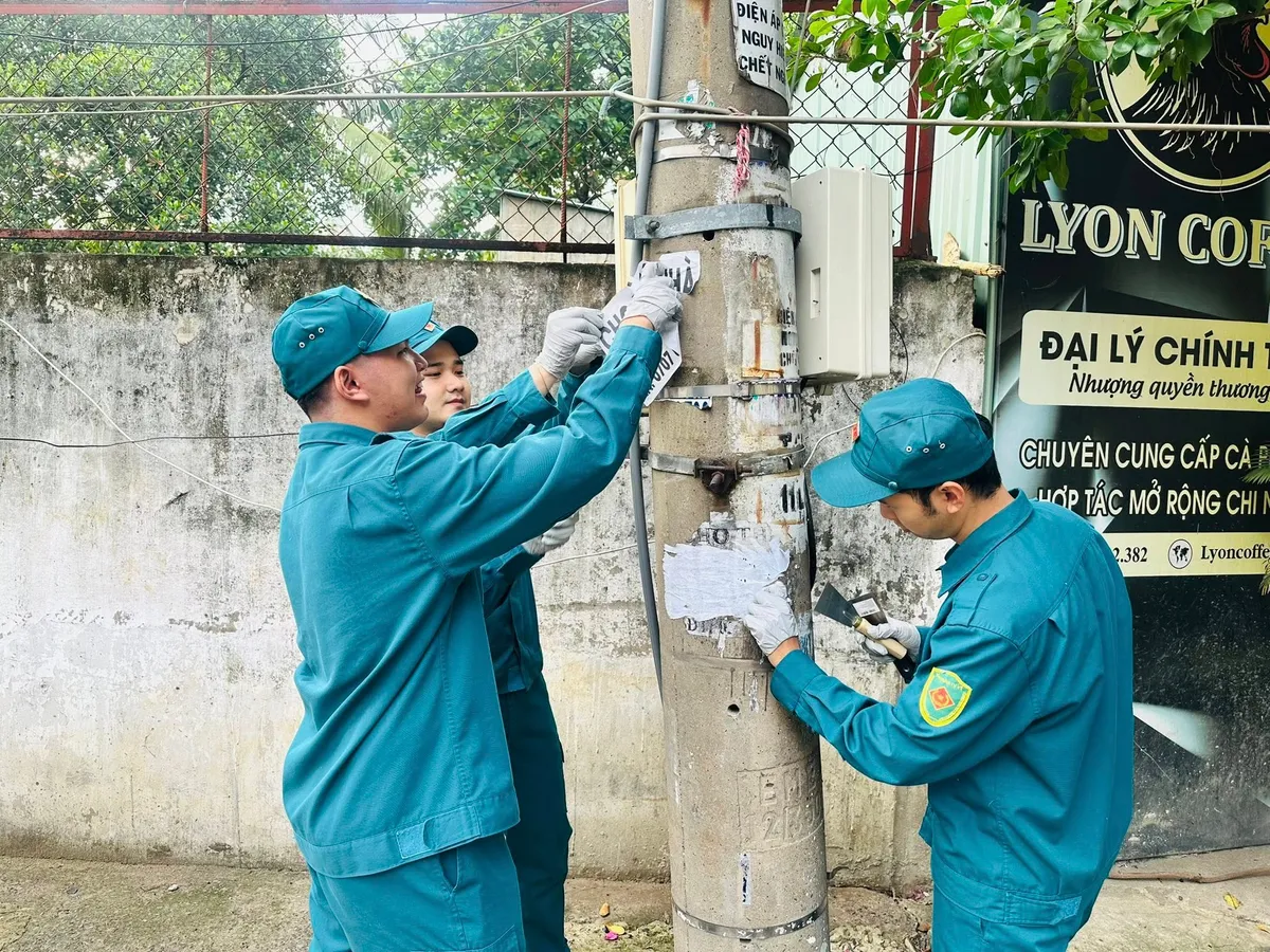 Dân quân TP Hồ Chí Minh góp sức bảo vệ đại hội Đảng - Ảnh 1.